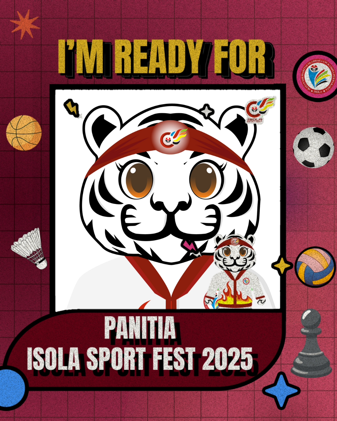 Twibbon ISOLA Sport Fest 2025